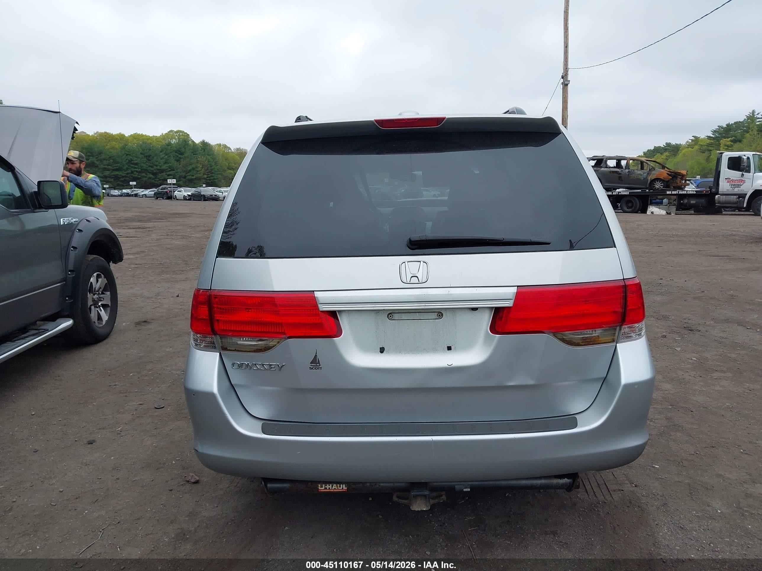 2010 Honda Odyssey Ex-l Silver vin: 5FNRL3H7XAB093744