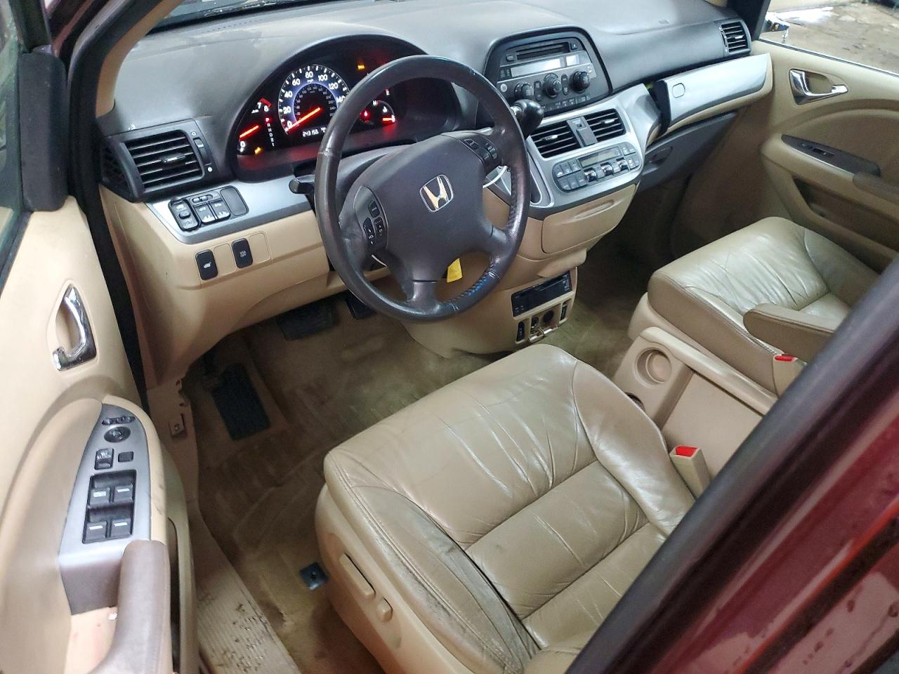 2010 Honda Odyssey Exl Brown vin: 5FNRL3H7XAB100918