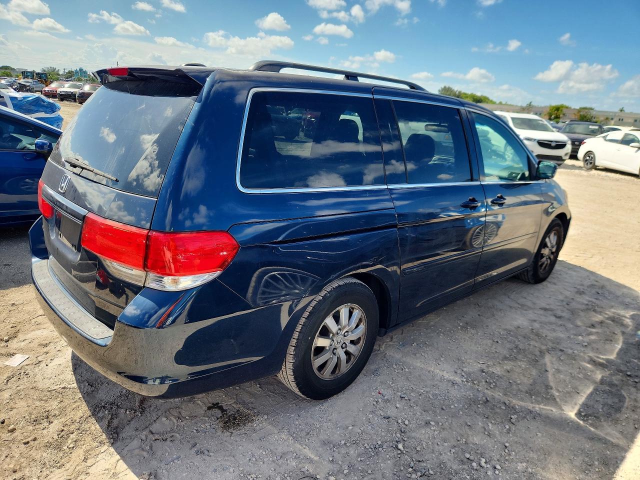2010 Honda Odyssey Exl Blue vin: 5FNRL3H7XAB101969