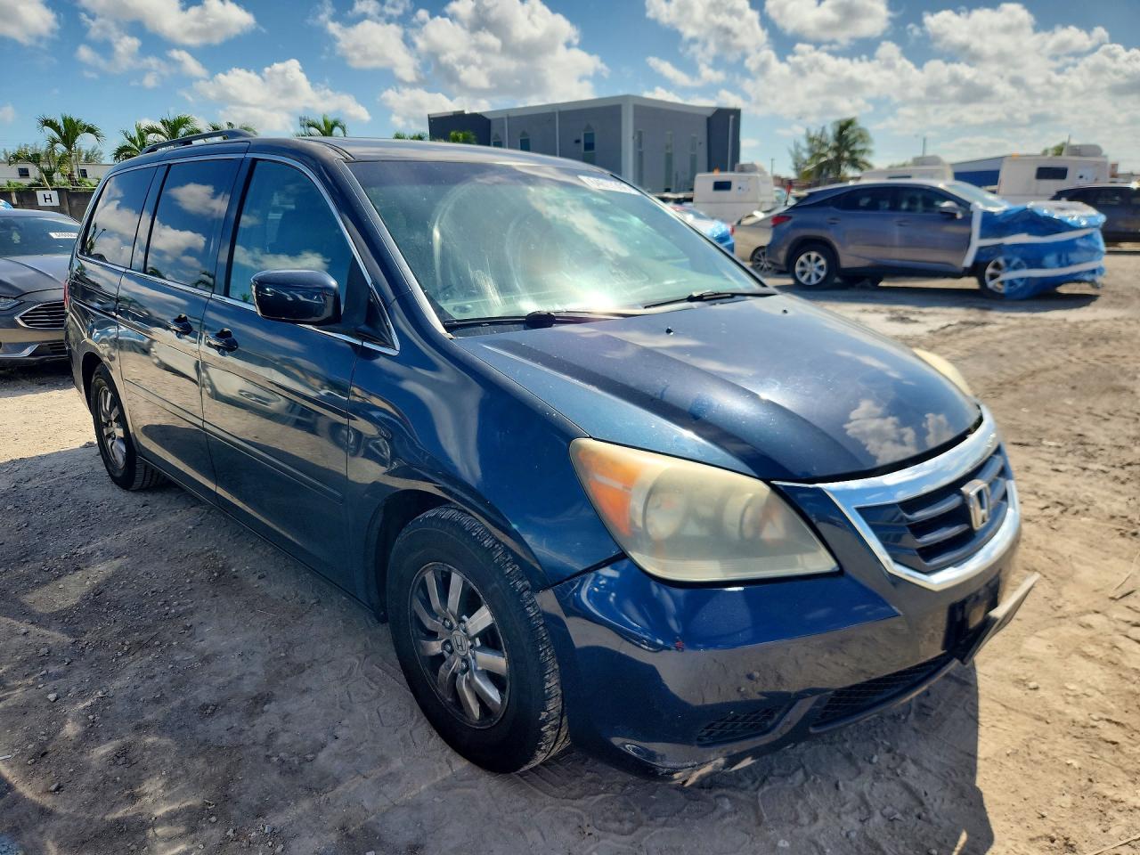 2010 Honda Odyssey Exl Blue vin: 5FNRL3H7XAB101969