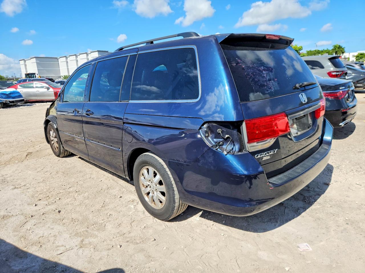 2010 Honda Odyssey Exl Blue vin: 5FNRL3H7XAB101969