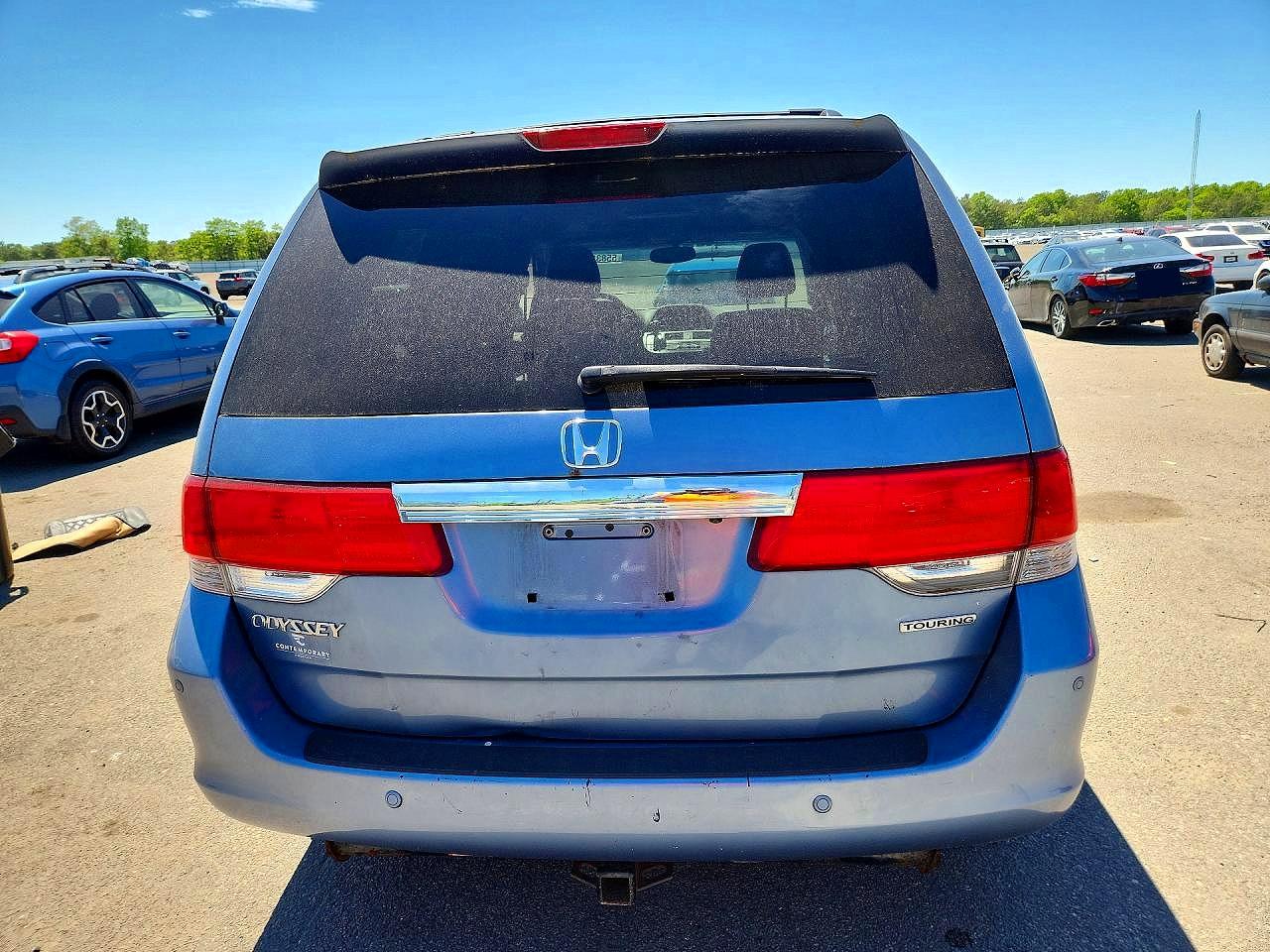 2010 Honda Odyssey Touring Синий vin: 5FNRL3H90AB091017