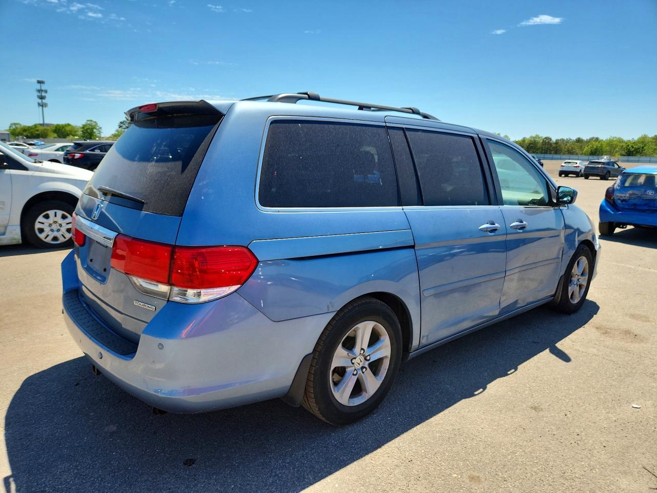 2010 Honda Odyssey Touring Синий vin: 5FNRL3H90AB091017