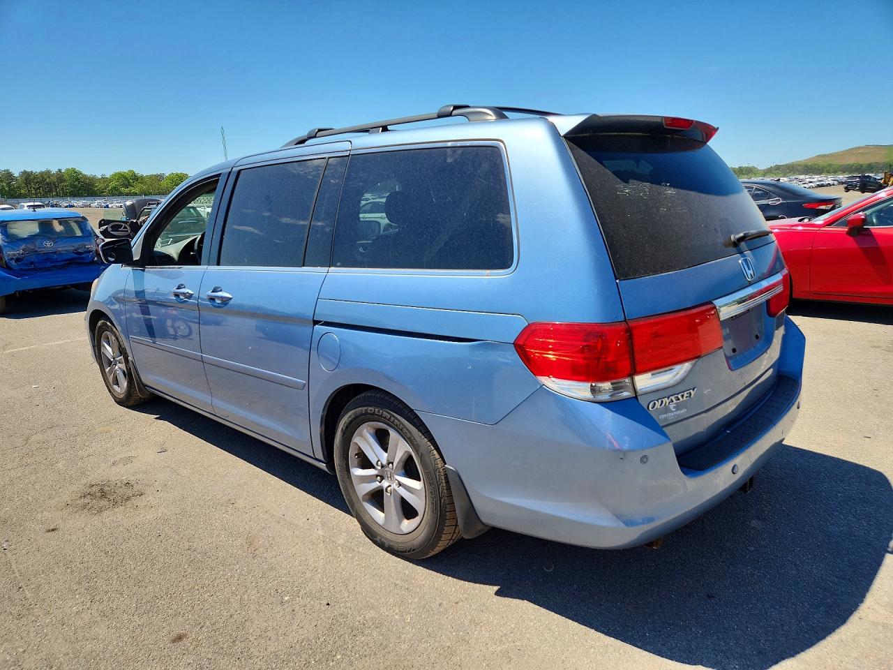 2010 Honda Odyssey Touring Синий vin: 5FNRL3H90AB091017