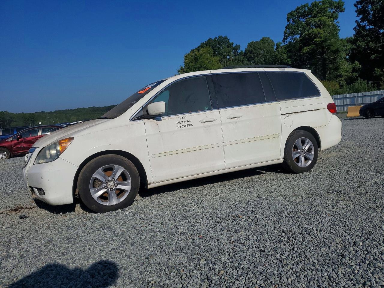 2010 Honda Odyssey Touring Белый vin: 5FNRL3H90AB097478