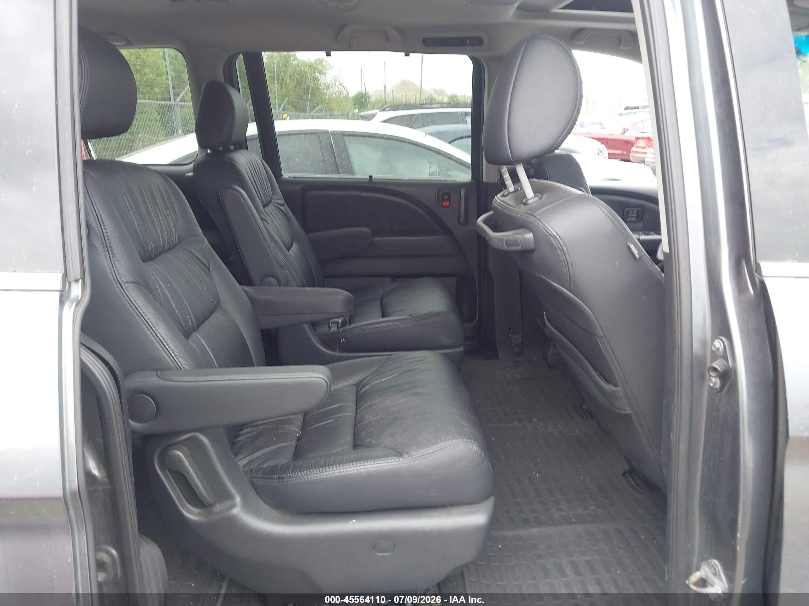 2010 Honda Odyssey Touring Blue vin: 5FNRL3H91AB044773