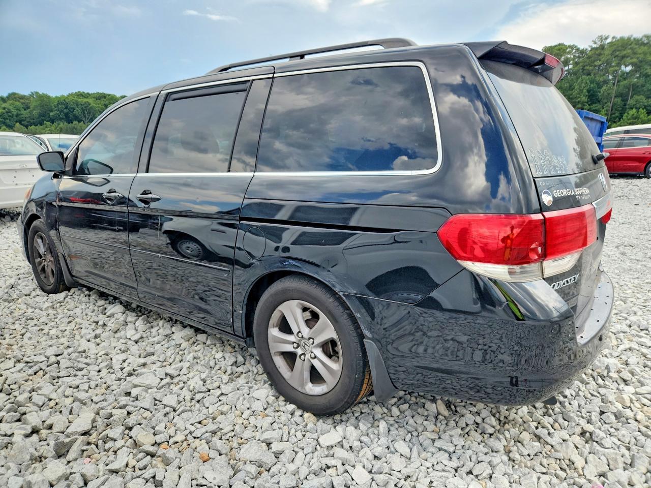 2010 Honda Odyssey Touring Black vin: 5FNRL3H91AB056292