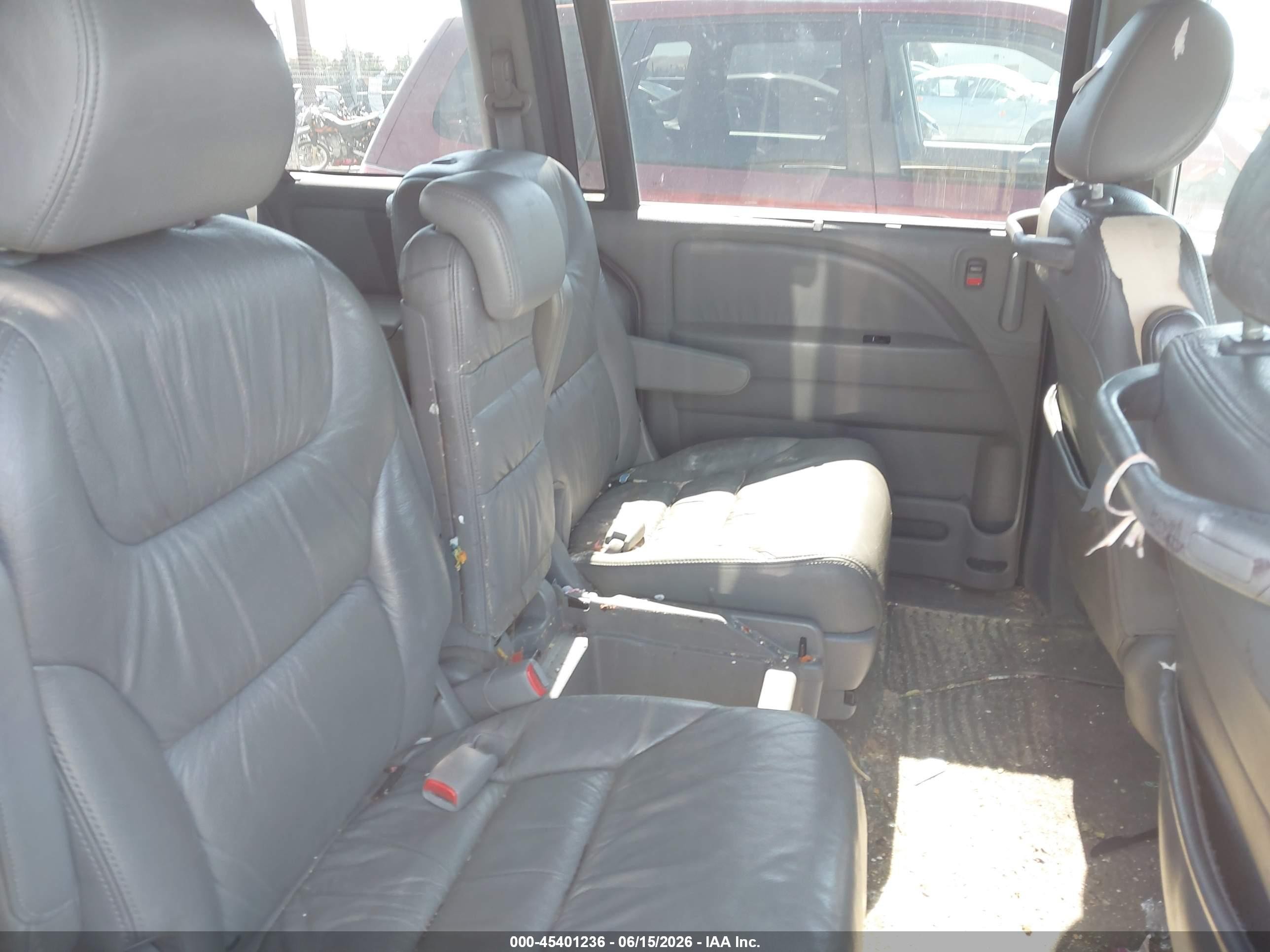 2010 Honda Odyssey Touring Gray vin: 5FNRL3H92AB063946