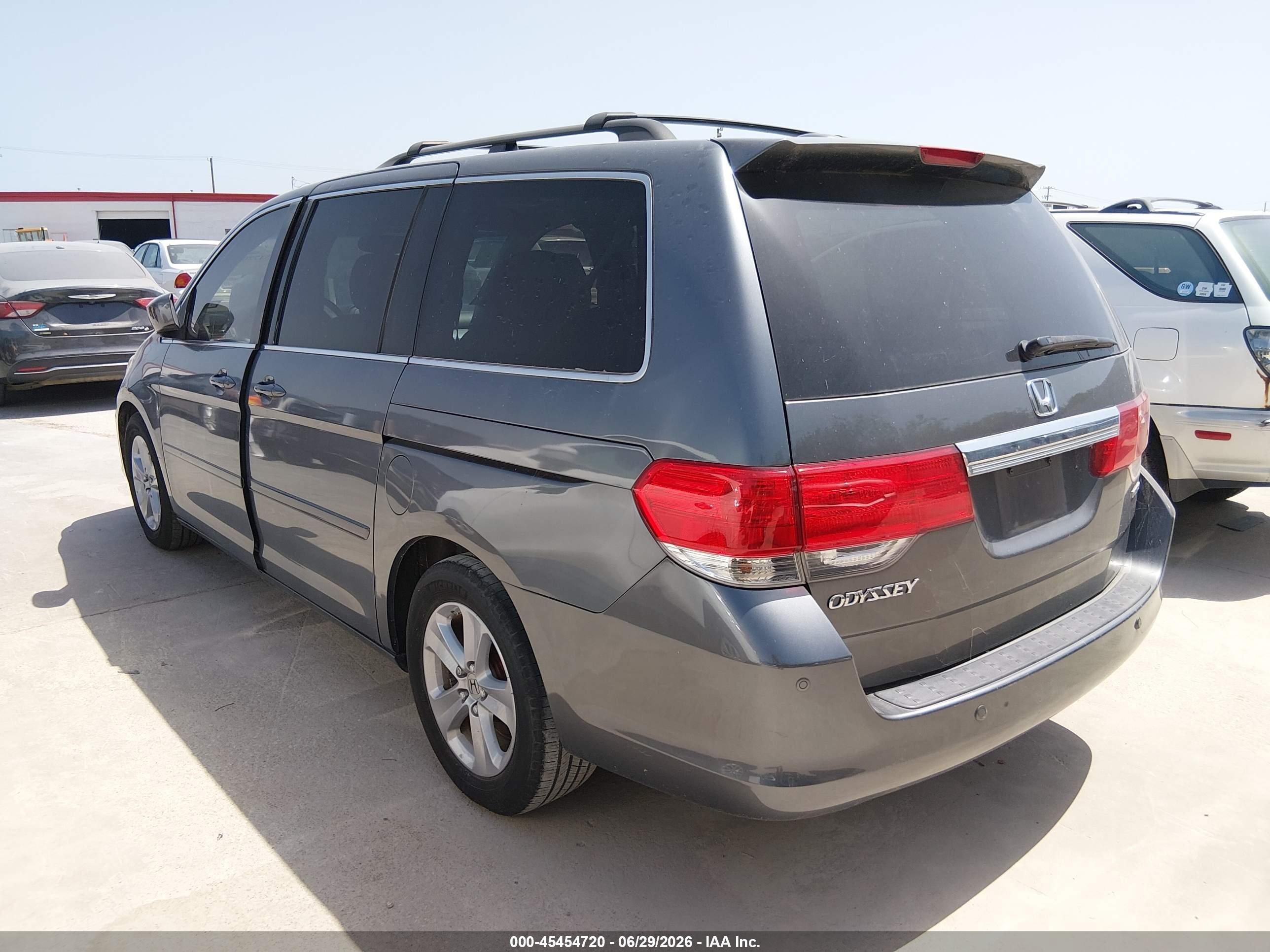 2010 Honda Odyssey Touring Blue vin: 5FNRL3H93AB018899
