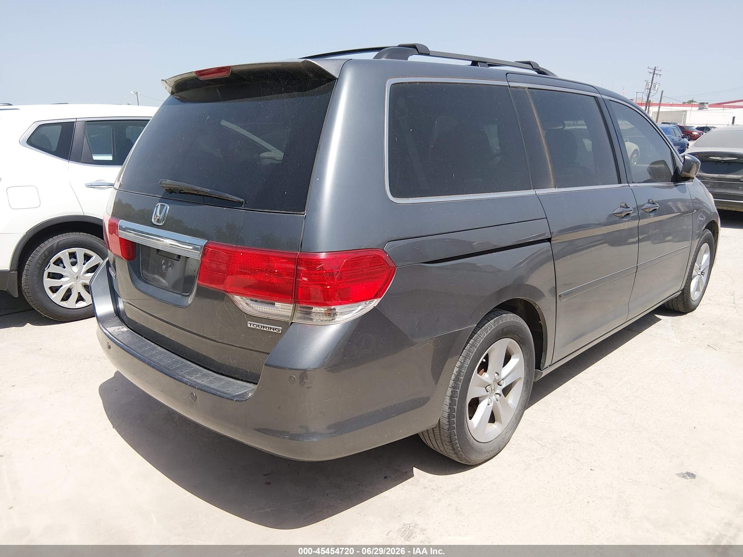 2010 Honda Odyssey Touring Blue vin: 5FNRL3H93AB018899