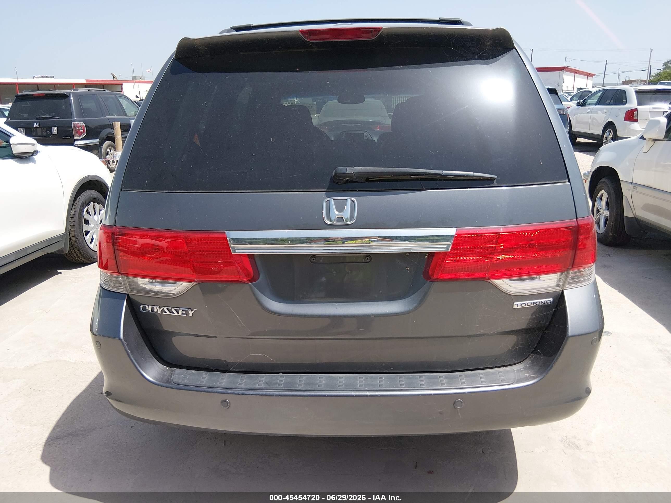 2010 Honda Odyssey Touring Blue vin: 5FNRL3H93AB018899