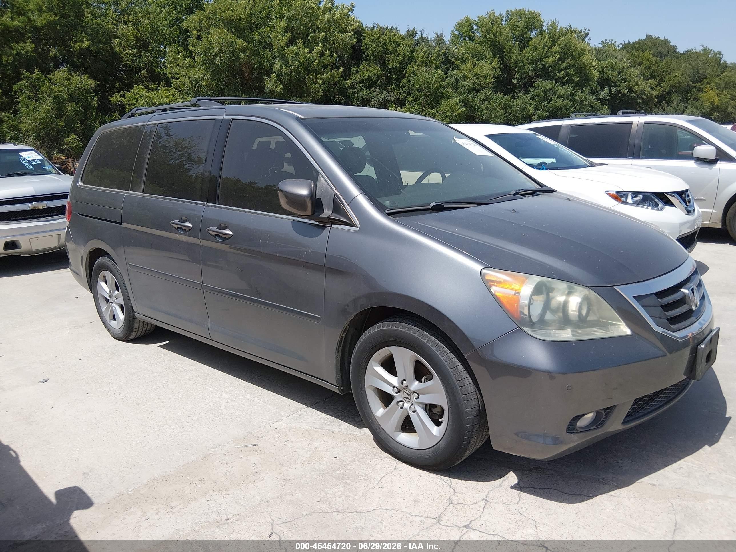 2010 Honda Odyssey Touring Blue vin: 5FNRL3H93AB018899