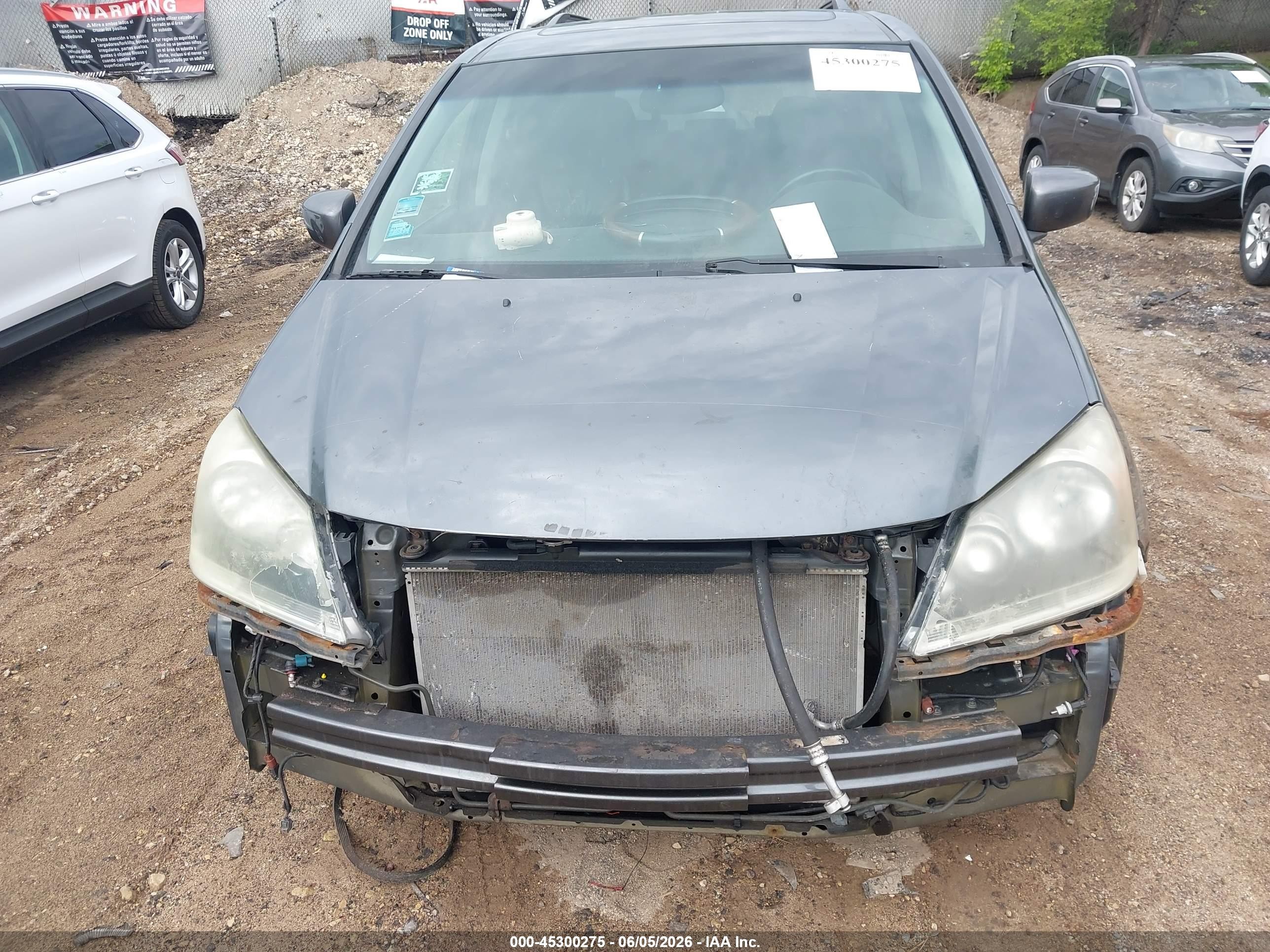 2010 Honda Odyssey Touring Серый vin: 5FNRL3H94AB083969