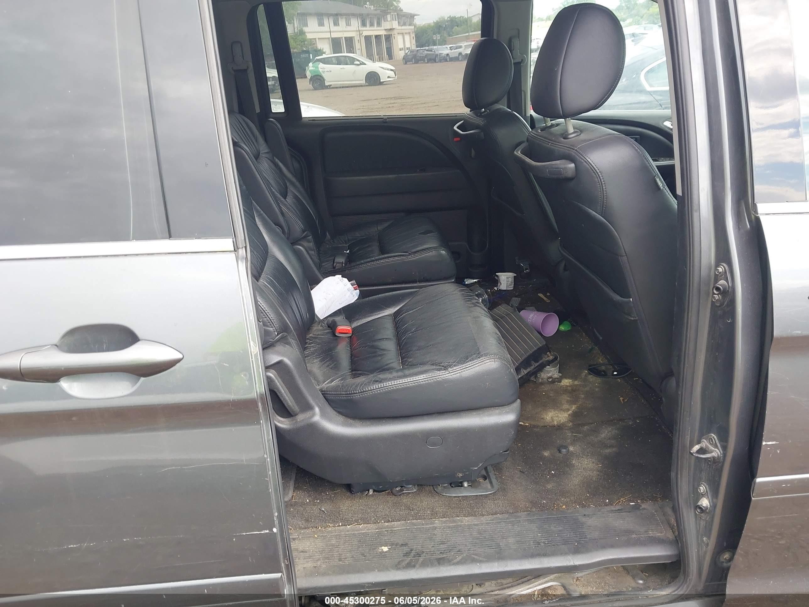 2010 Honda Odyssey Touring Серый vin: 5FNRL3H94AB083969