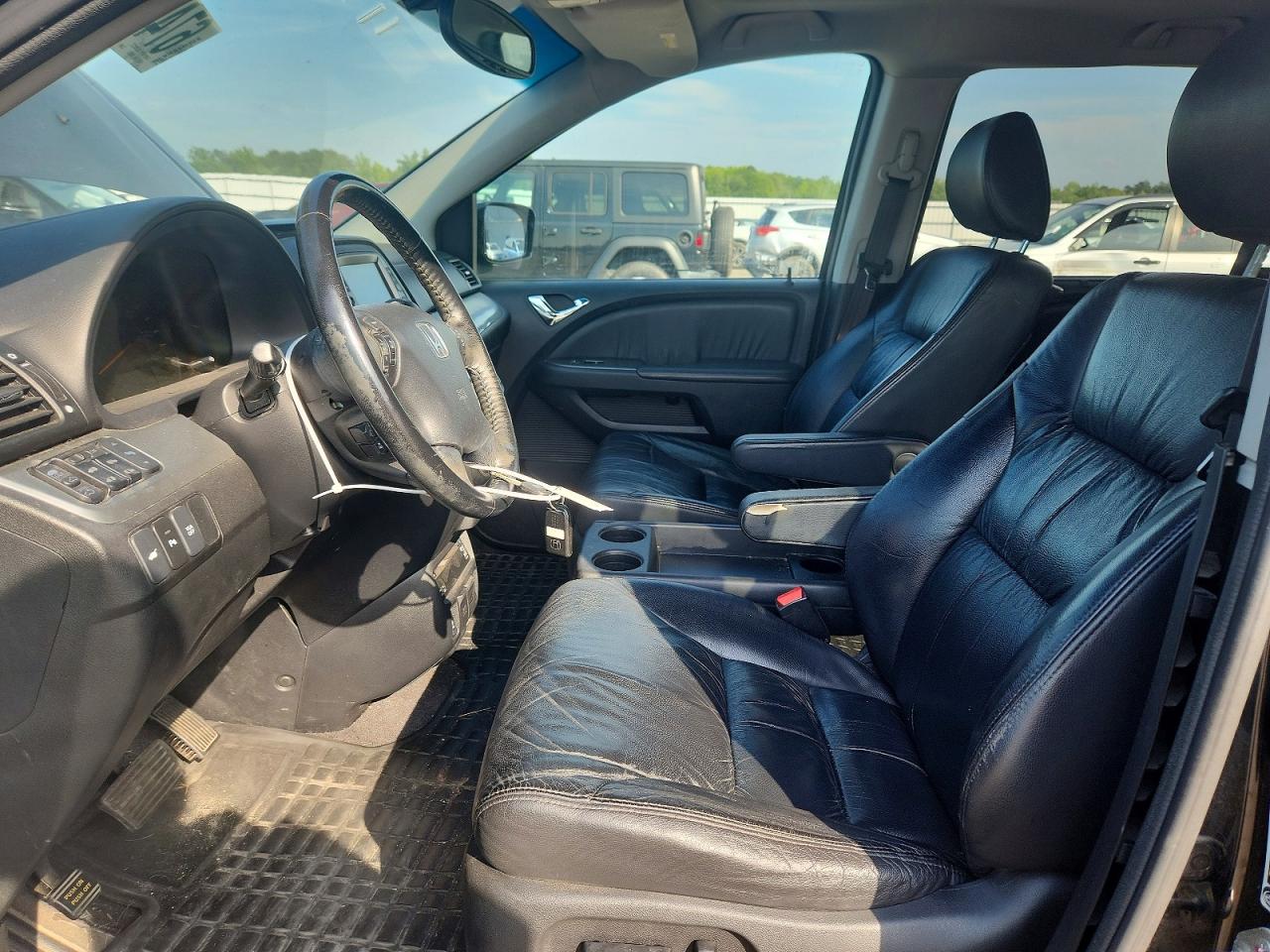 2010 Honda Odyssey Touring Black vin: 5FNRL3H94AB091120