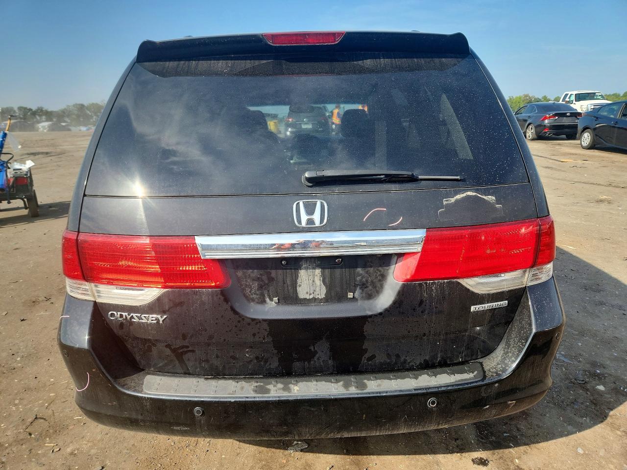2010 Honda Odyssey Touring Black vin: 5FNRL3H94AB091120