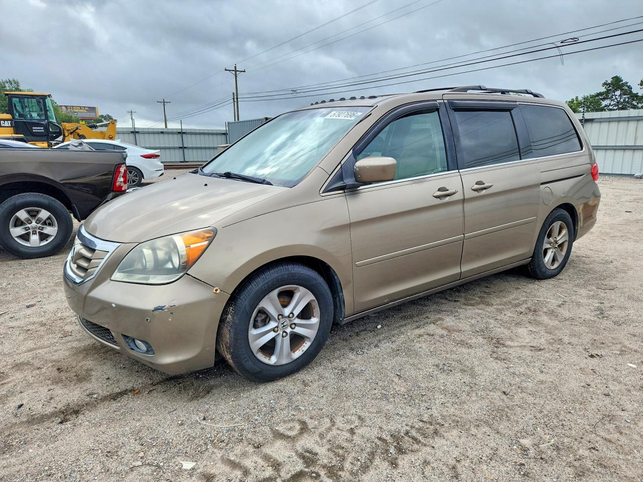 2010 Honda Odyssey Touring Beige vin: 5FNRL3H95AB004924