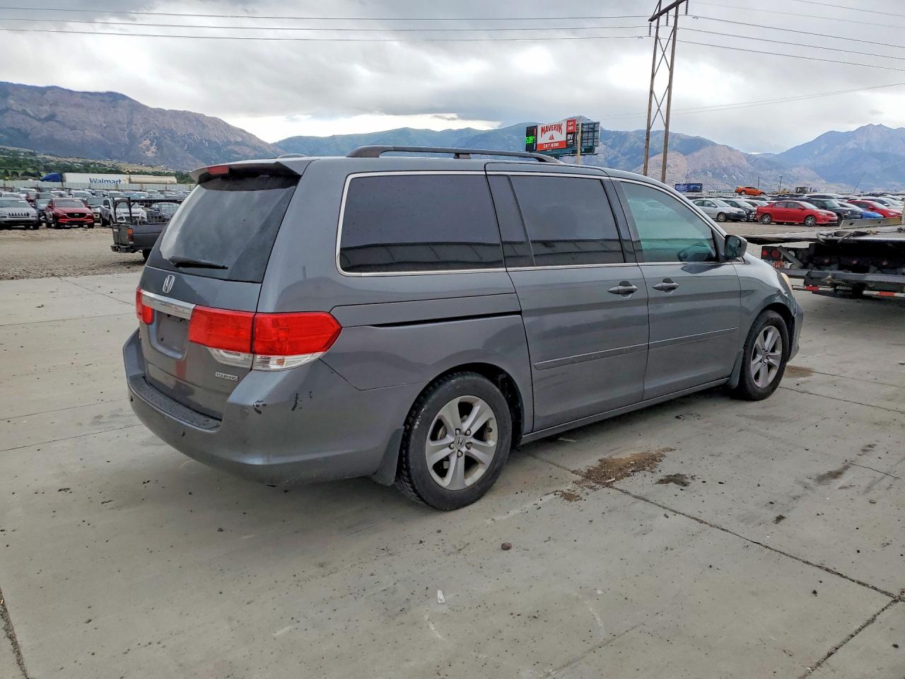 2010 Honda Odyssey Touring Серебряный vin: 5FNRL3H95AB018905