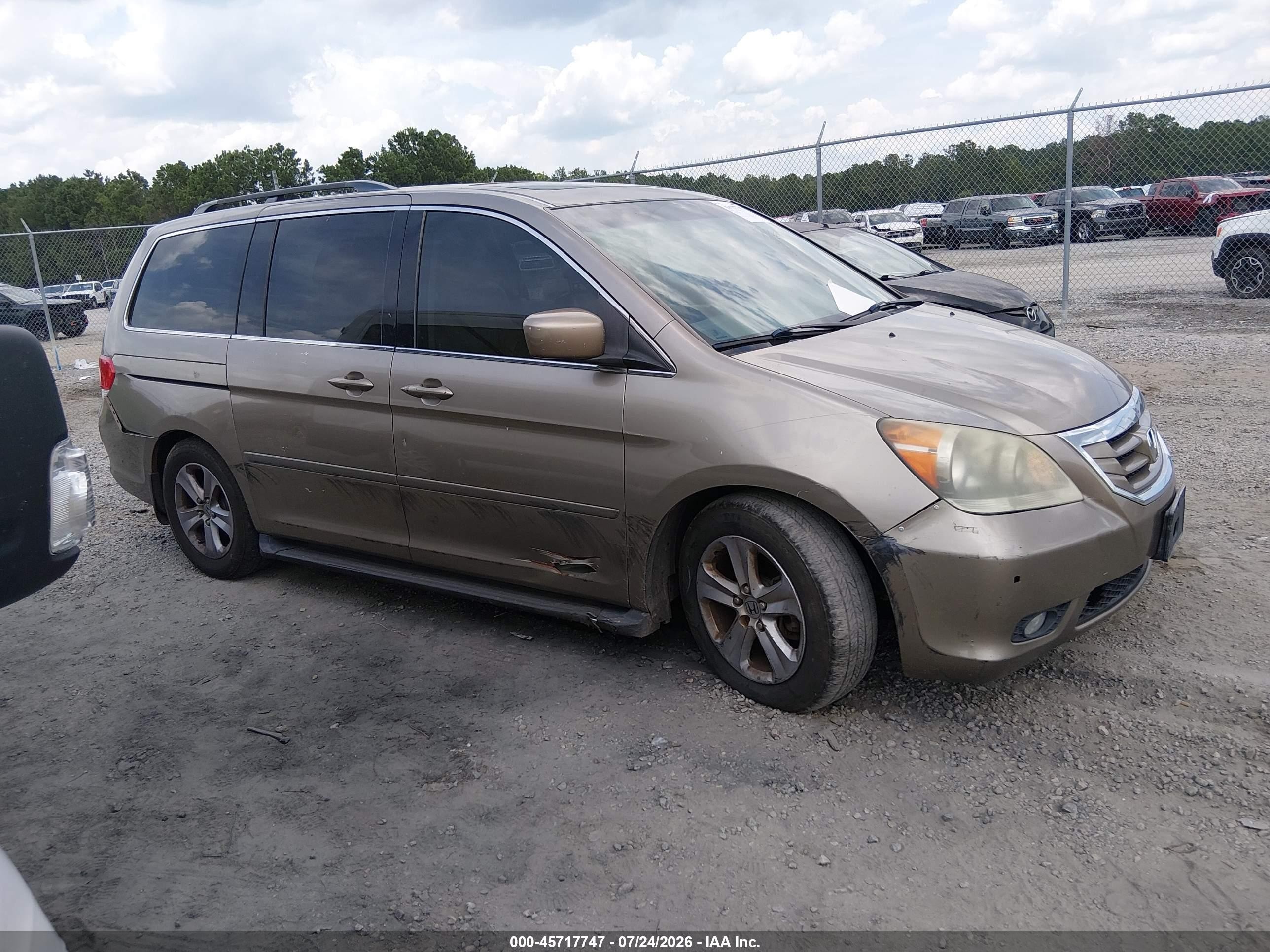 2010 Honda Odyssey Touring Gold vin: 5FNRL3H95AB051001