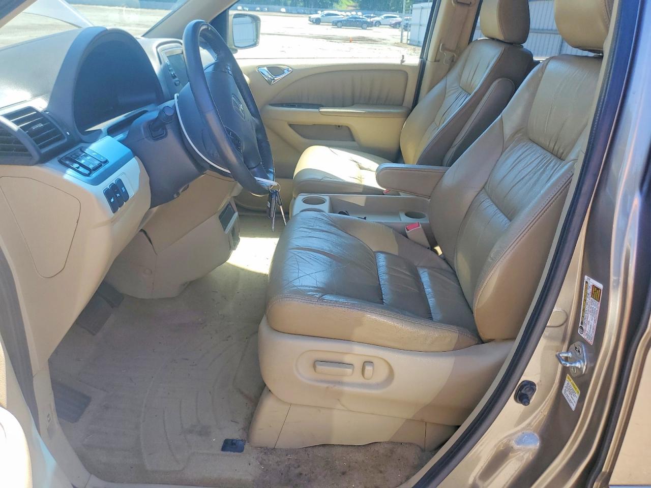 2010 Honda Odyssey Touring Желто-коричневый vin: 5FNRL3H96AB004902
