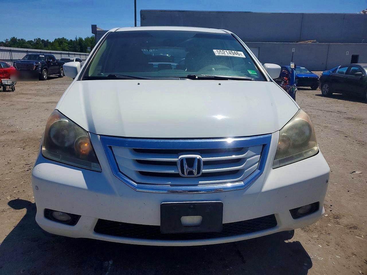 2010 Honda Odyssey Touring White vin: 5FNRL3H96AB047345