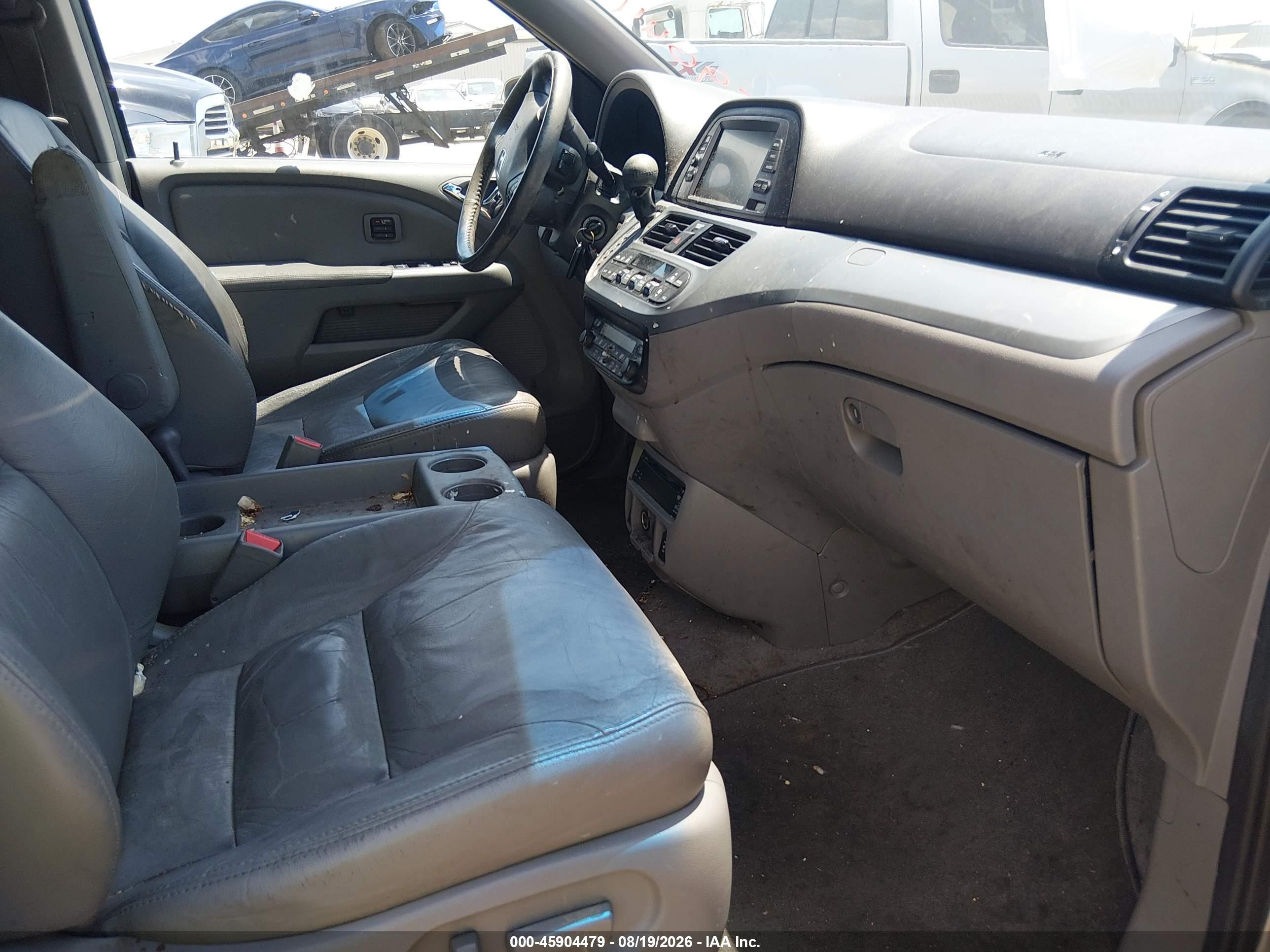 2010 Honda Odyssey Touring Gray vin: 5FNRL3H96AB061763