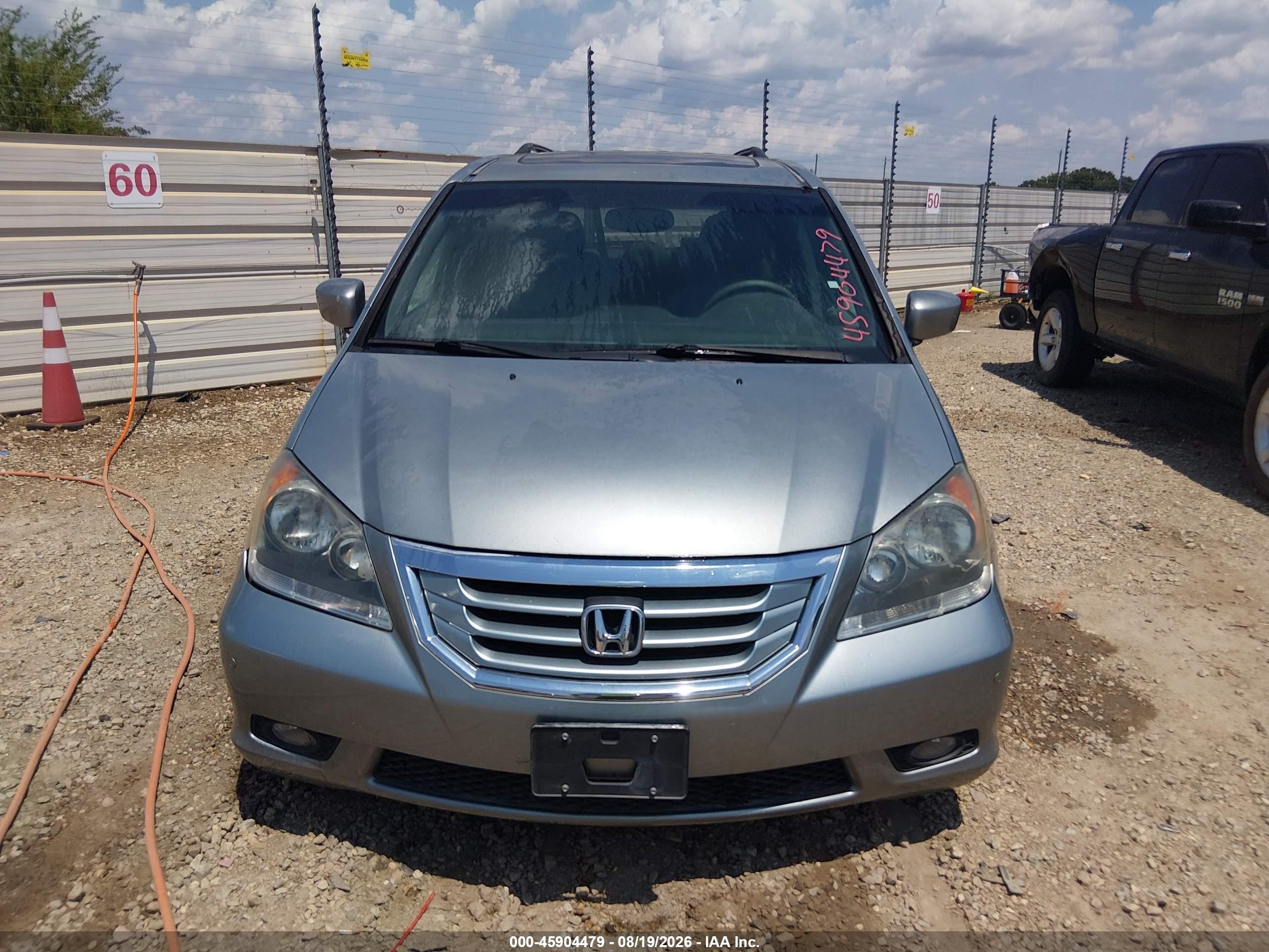 2010 Honda Odyssey Touring Gray vin: 5FNRL3H96AB061763