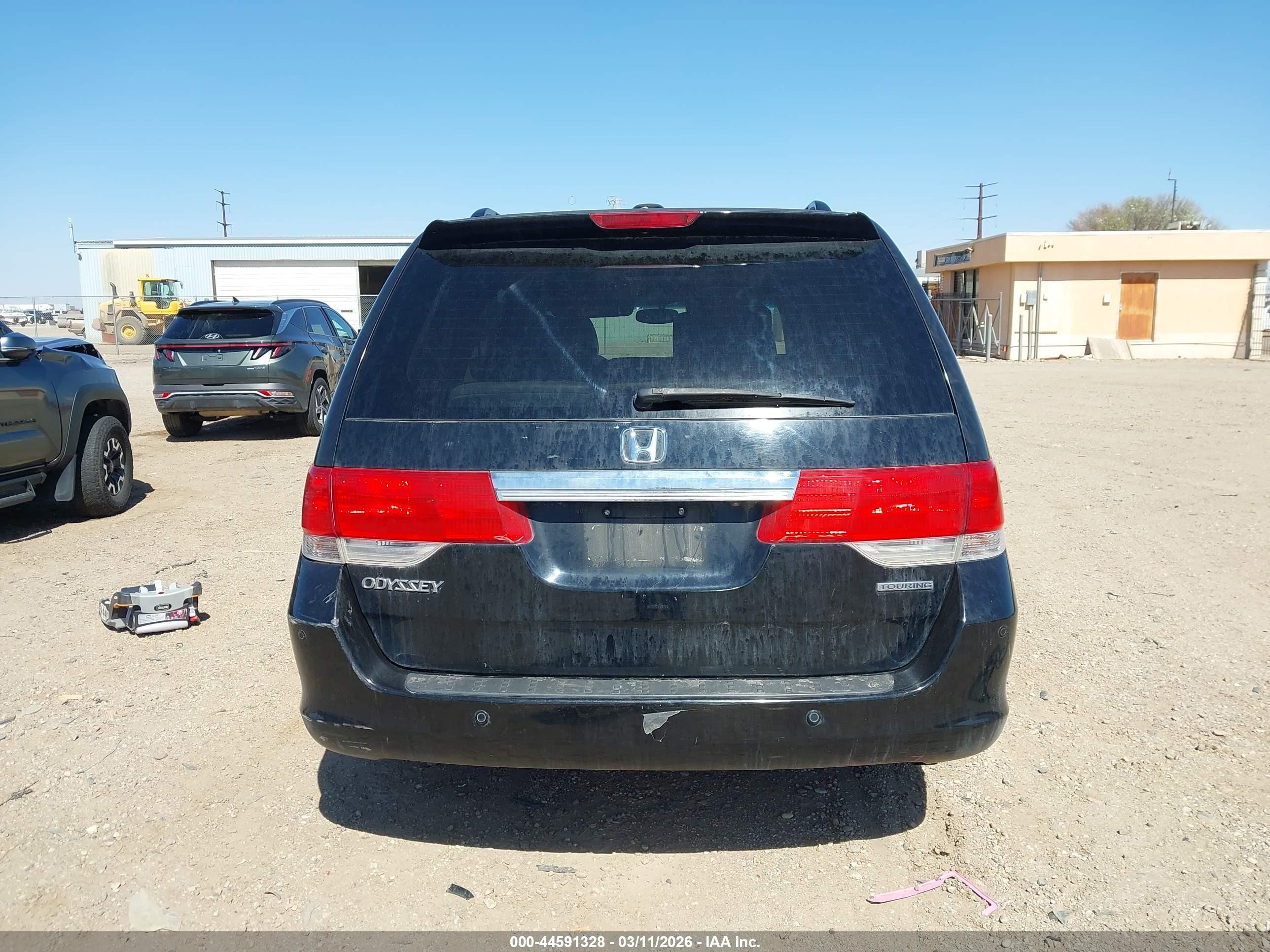 2010 Honda Odyssey Touring Черный vin: 5FNRL3H99AB067914