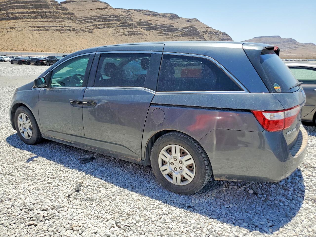 2011 Honda Odyssey Lx Gray vin: 5FNRL5H20BB090675