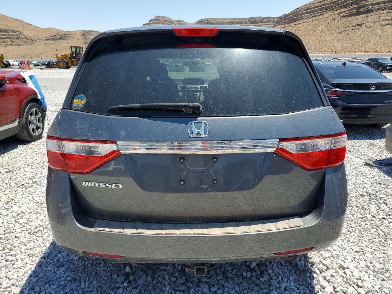 2011 Honda Odyssey Lx Gray vin: 5FNRL5H20BB090675