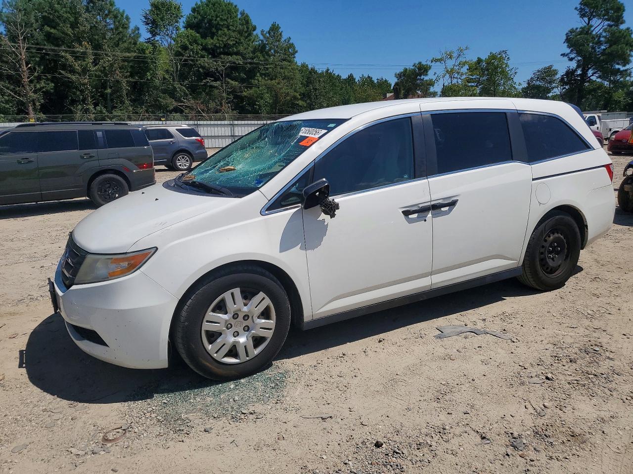 2012 Honda Odyssey Lx Белый vin: 5FNRL5H20CB106939
