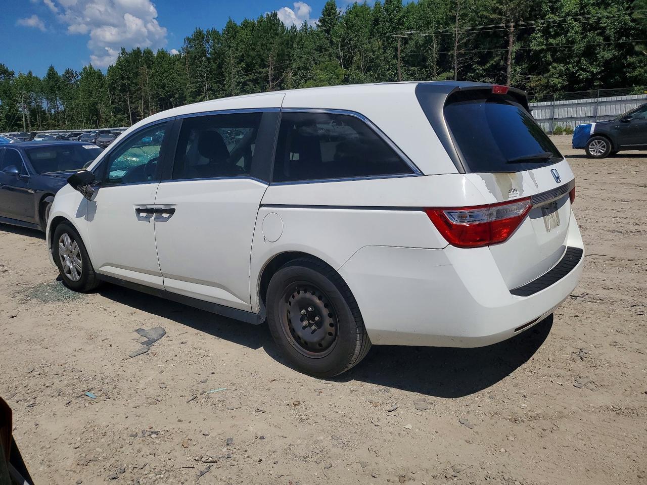 2012 Honda Odyssey Lx White vin: 5FNRL5H20CB106939