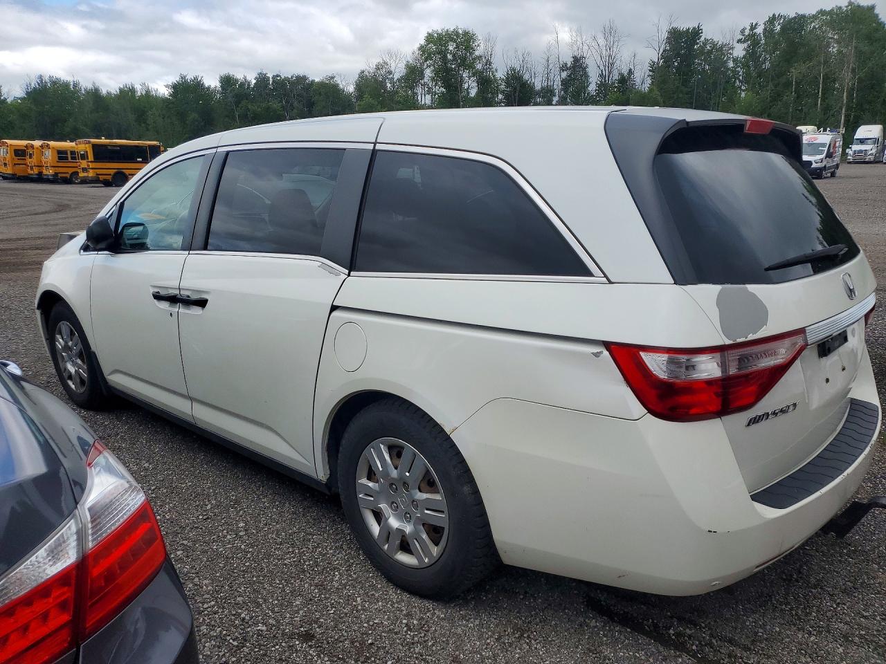 2012 Honda Odyssey Lx White vin: 5FNRL5H20CB507388