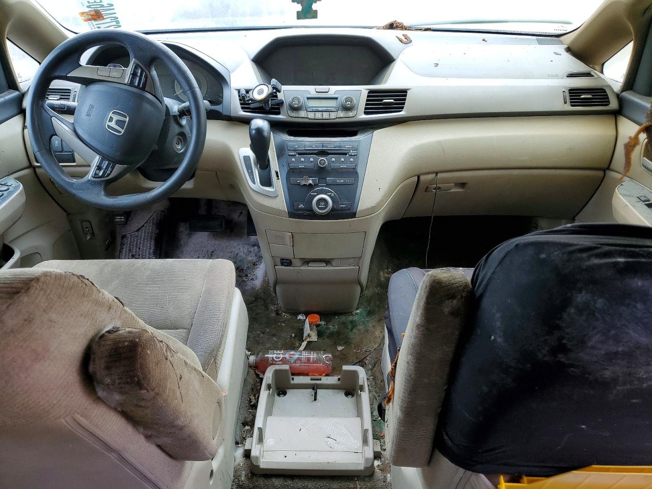 2013 Honda Odyssey Lx White vin: 5FNRL5H20DB048834