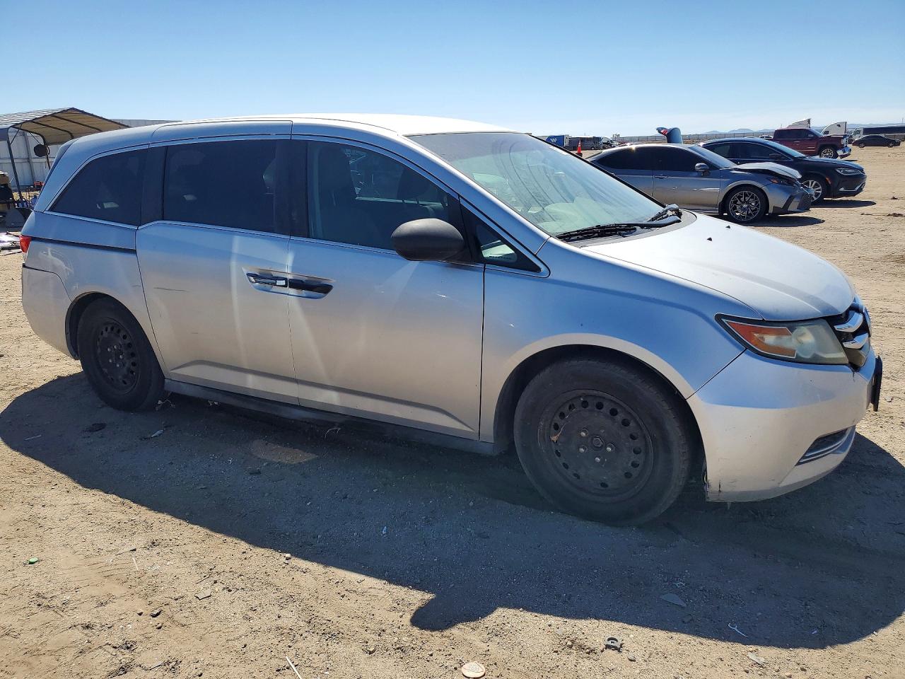 2014 Honda Odyssey Lx Серый vin: 5FNRL5H20EB045997