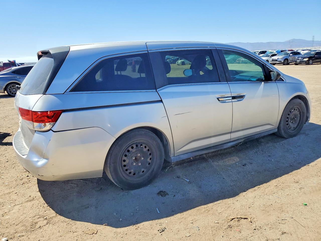 2014 Honda Odyssey Lx Серый vin: 5FNRL5H20EB045997