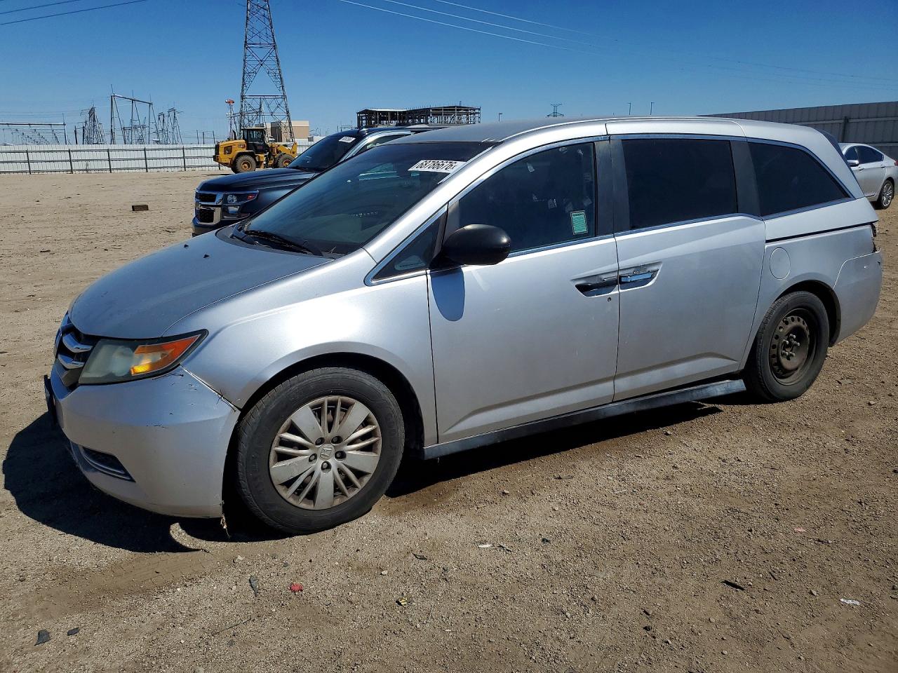 2014 Honda Odyssey Lx Серый vin: 5FNRL5H20EB045997