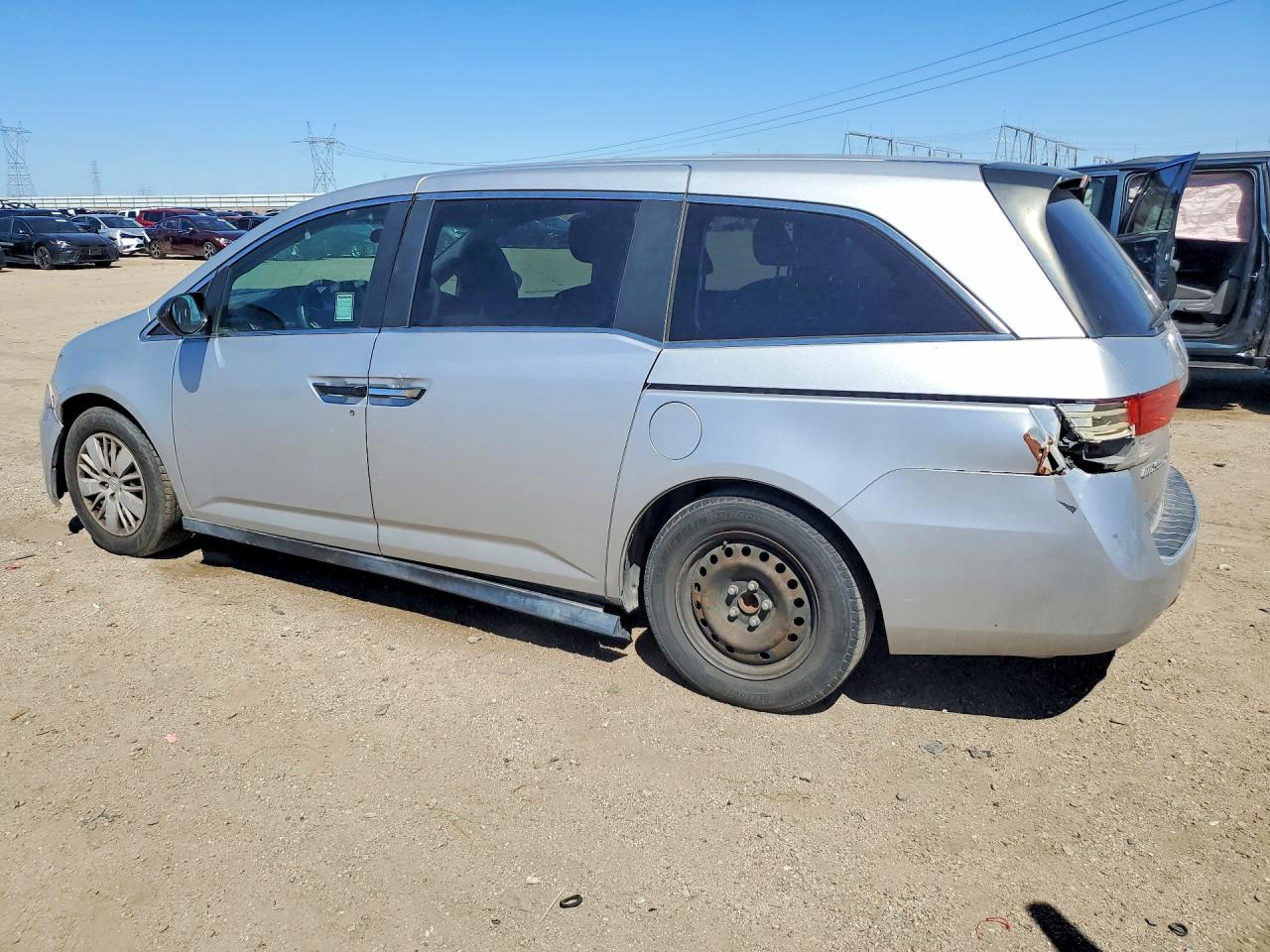 2014 Honda Odyssey Lx Серый vin: 5FNRL5H20EB045997