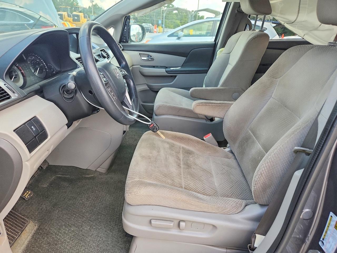 2014 Honda Odyssey Lx Gray vin: 5FNRL5H20EB101372
