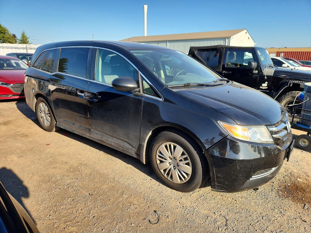 2014 Honda Odyssey Lx Черный vin: 5FNRL5H20EB512240