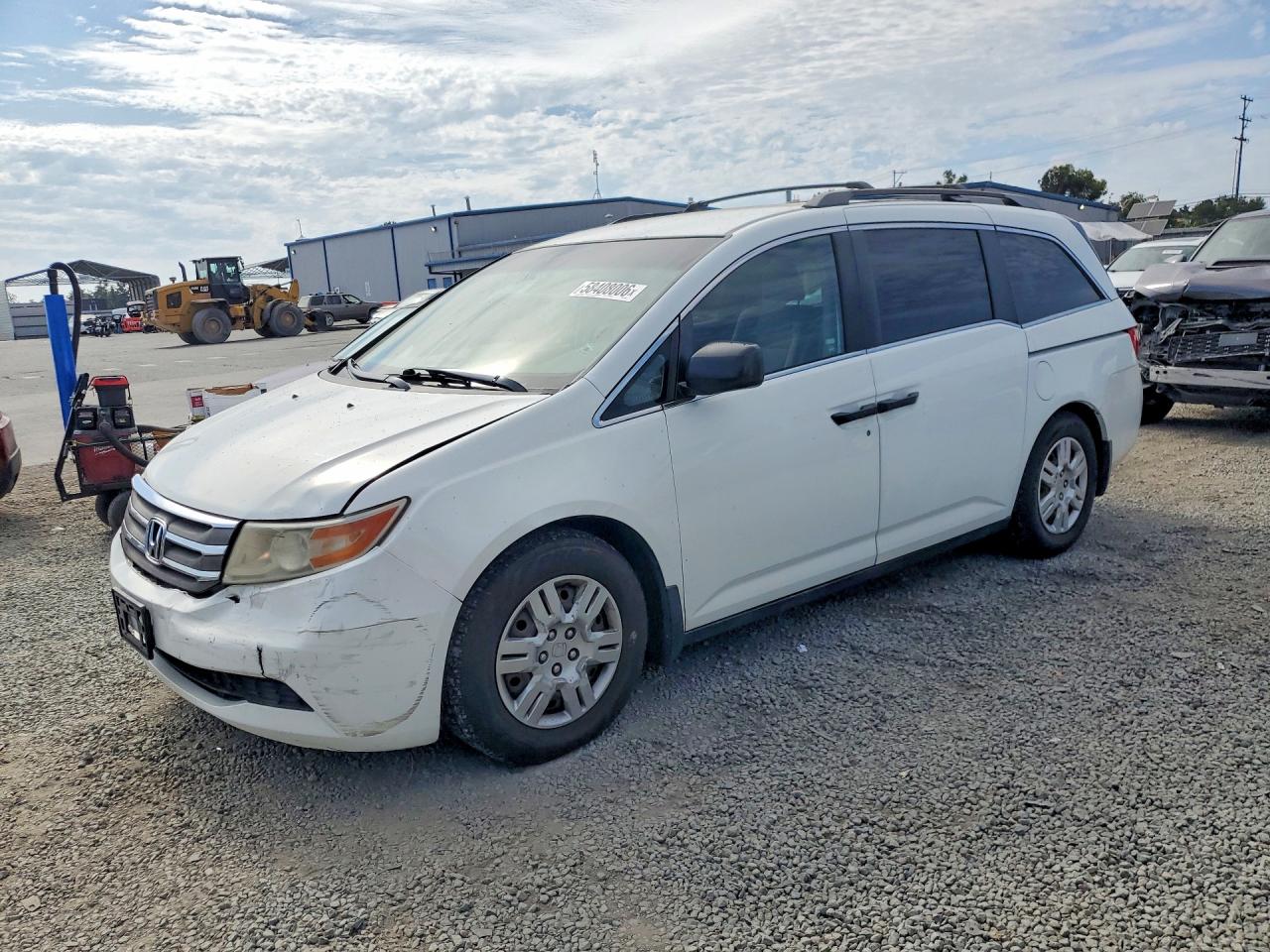 2011 Hond Odyssey White vin: 5FNRL5H21BB021283