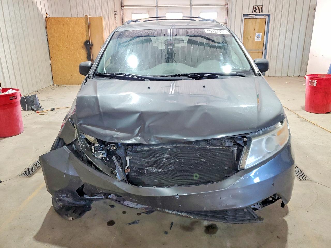 2011 Honda Odyssey Lx Blue vin: 5FNRL5H21BB024815