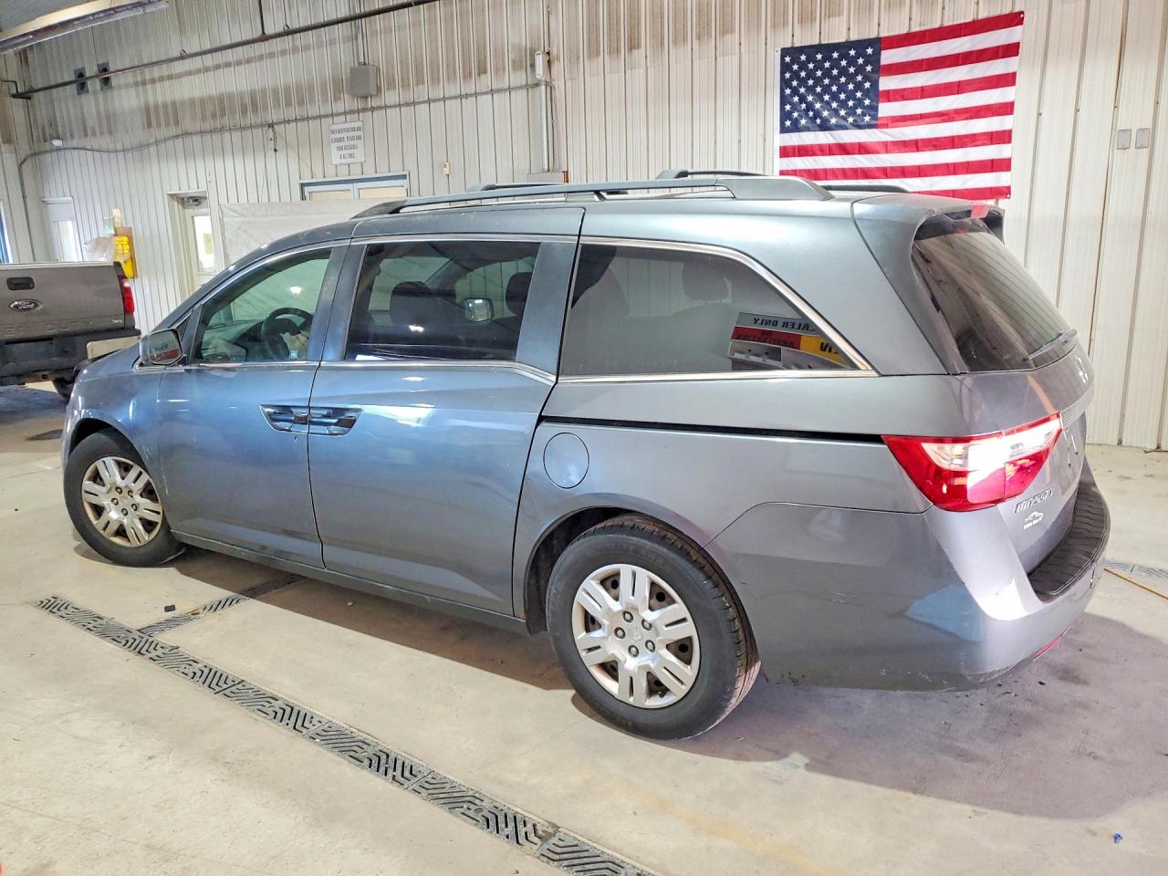 2011 Honda Odyssey Lx Blue vin: 5FNRL5H21BB024815
