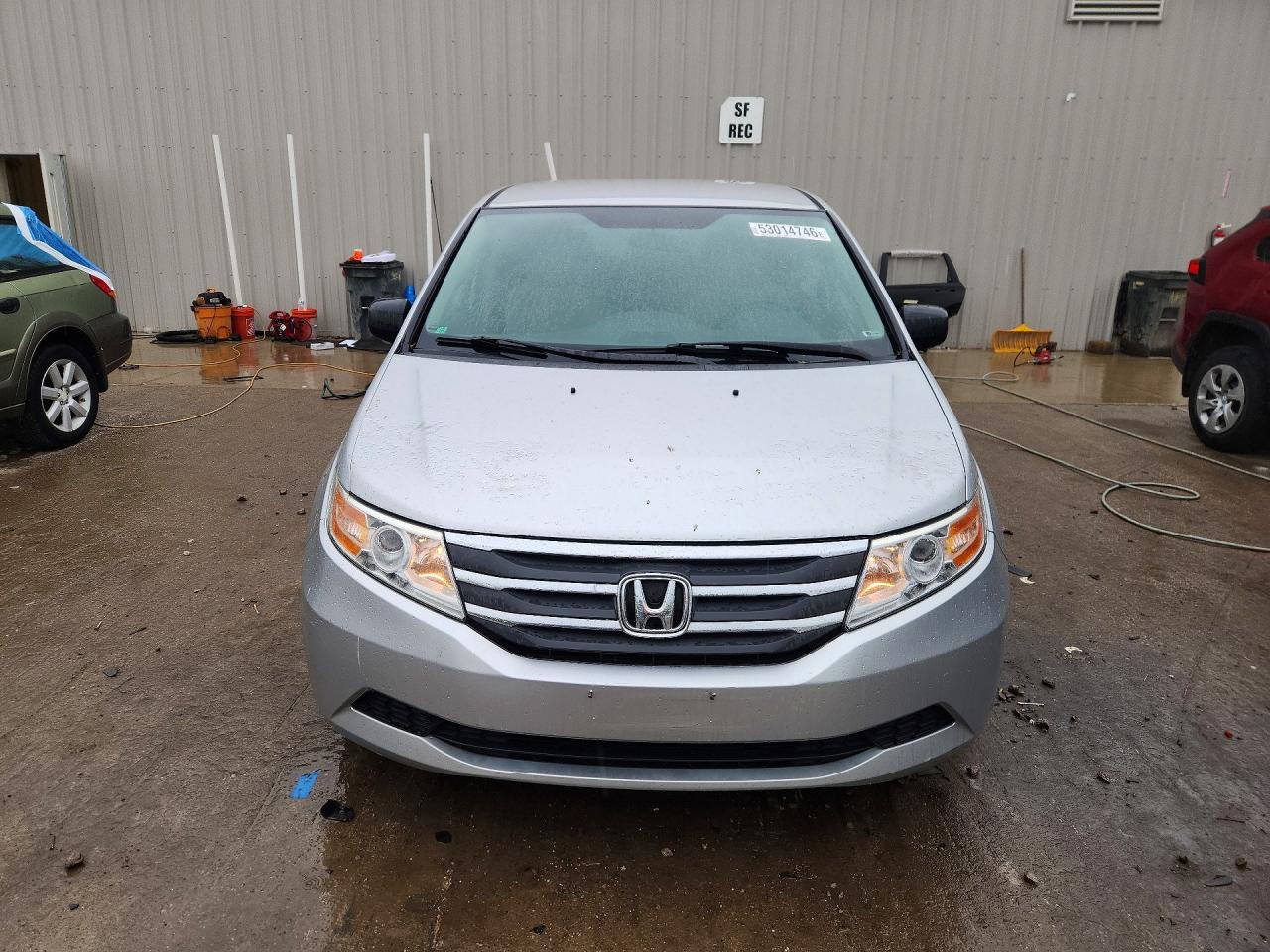 2011 Honda Odyssey Lx Gray vin: 5FNRL5H21BB090331