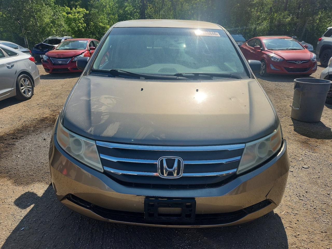 2011 Honda Odyssey Lx Tan vin: 5FNRL5H21BB508726