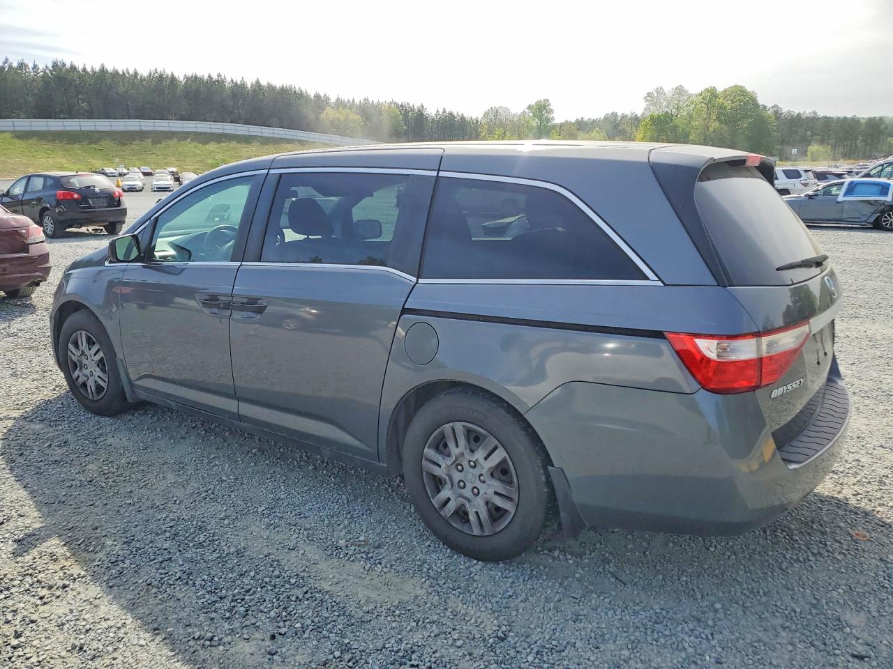 2012 Honda Odyssey Lx Серый vin: 5FNRL5H21CB145636
