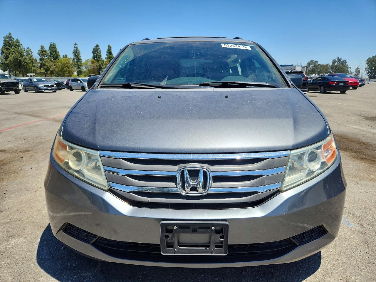 2013 Honda Odyssey Lx Gray vin: 5FNRL5H21DB013848