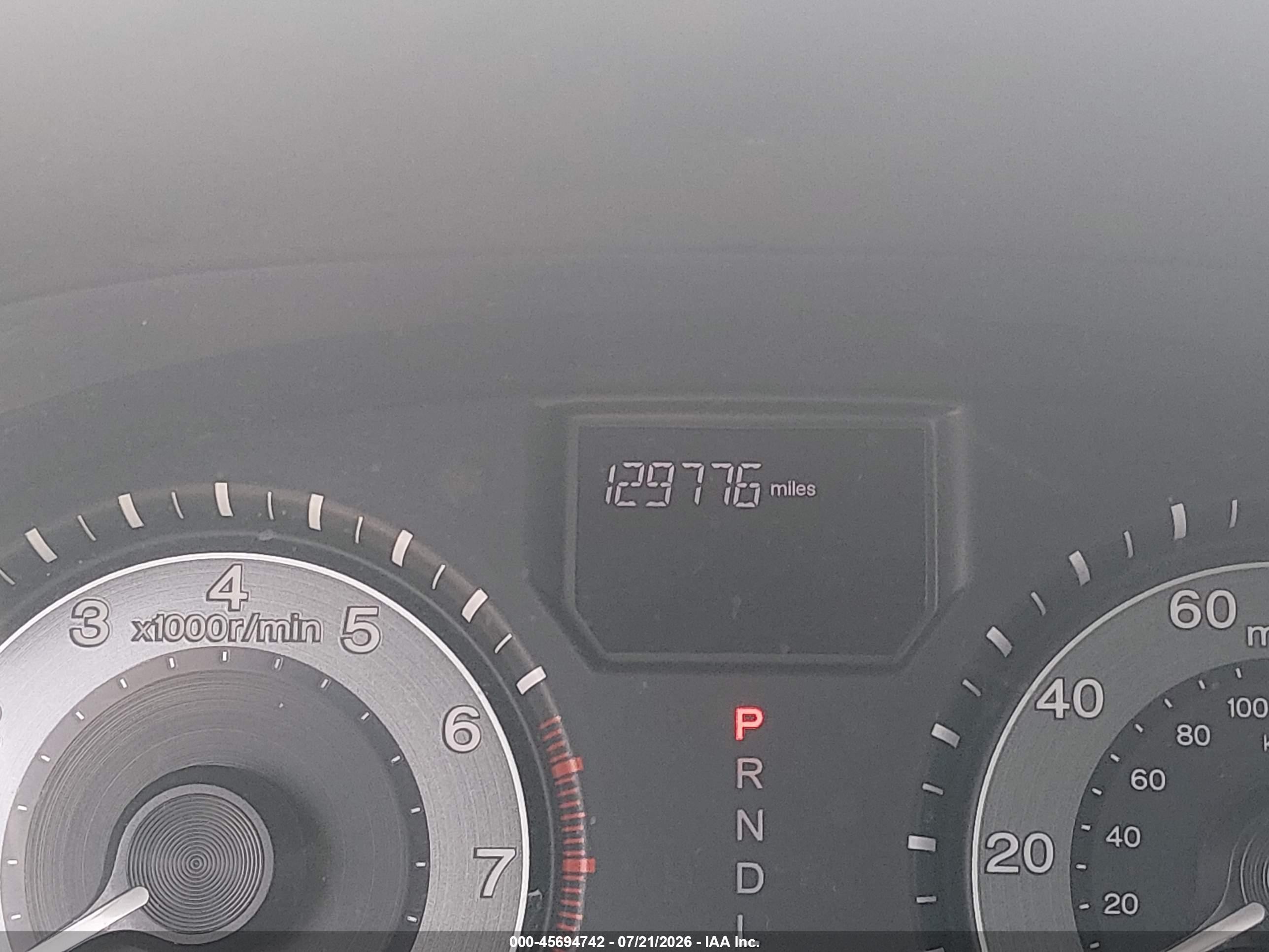 2013 Honda Odyssey Lx Серый vin: 5FNRL5H21DB025059