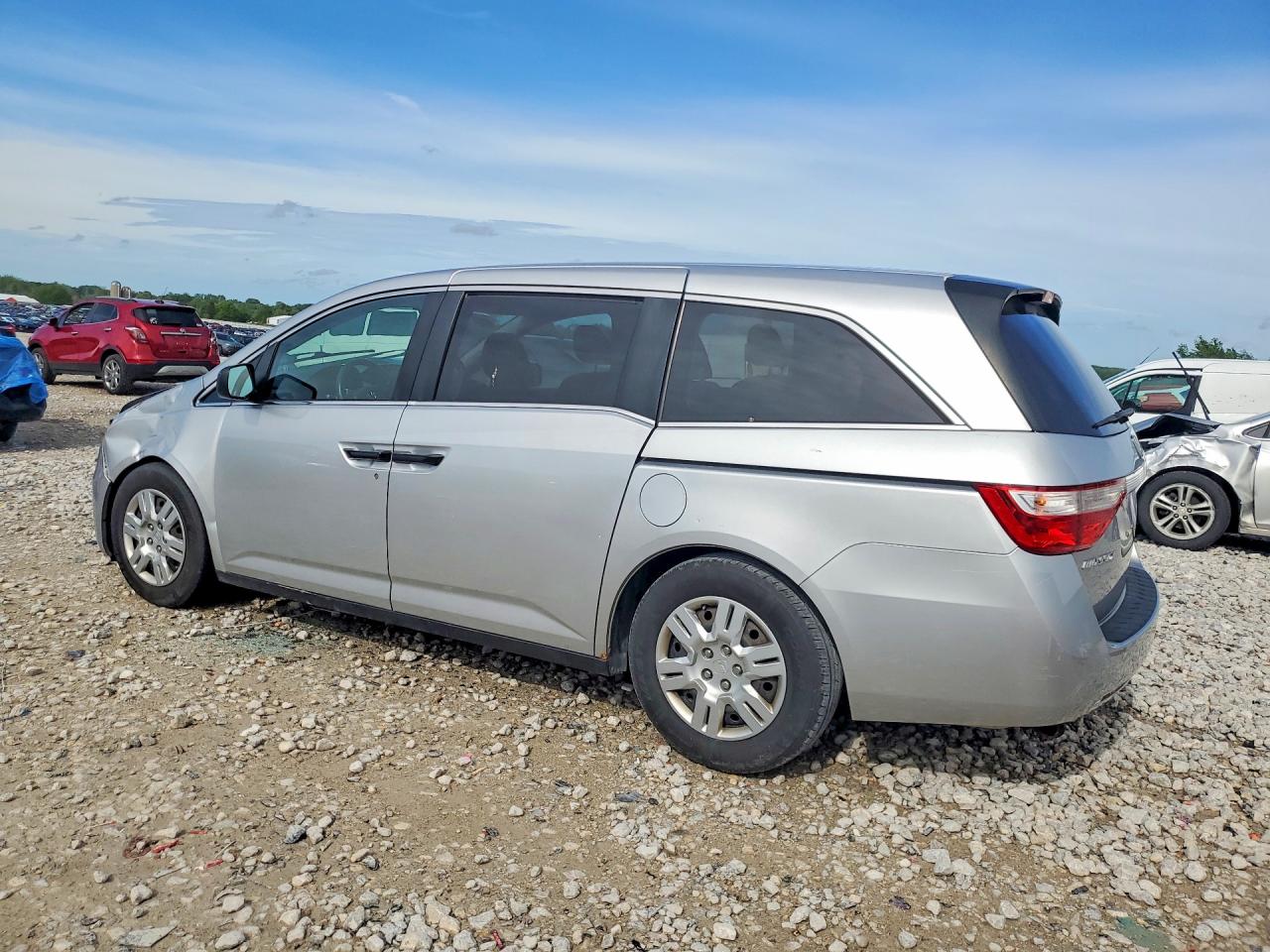 2013 Honda Odyssey Lx Silver vin: 5FNRL5H21DB066906
