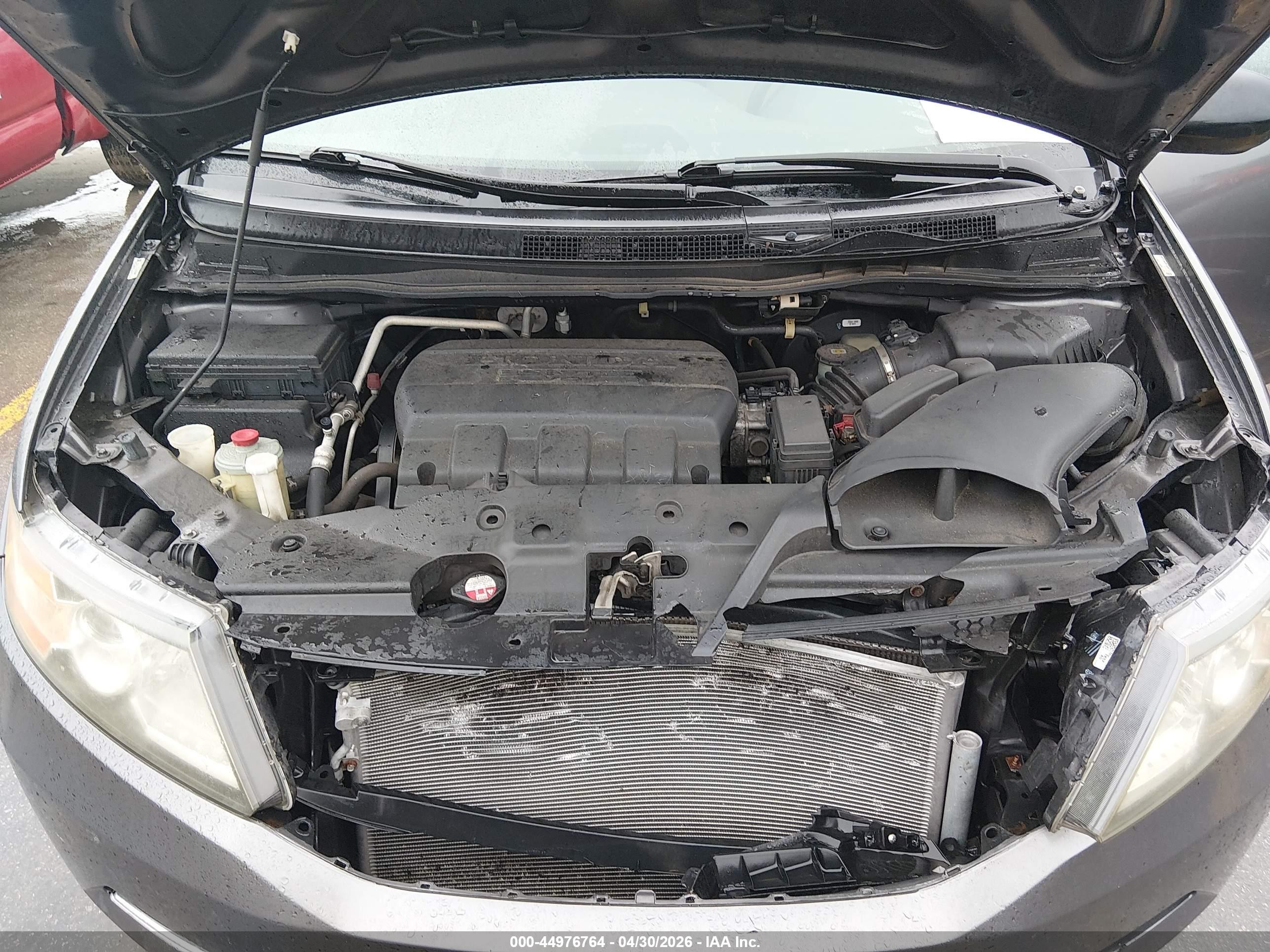 2014 Honda Odyssey Lx Gray vin: 5FNRL5H21EB011177